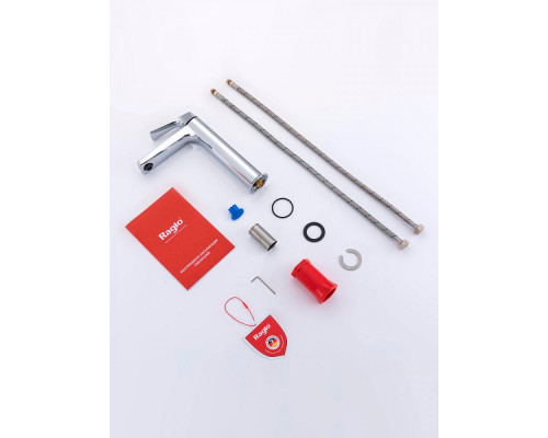 Смеситель Raglo R07.15 для раковины высокий монолитный, хром