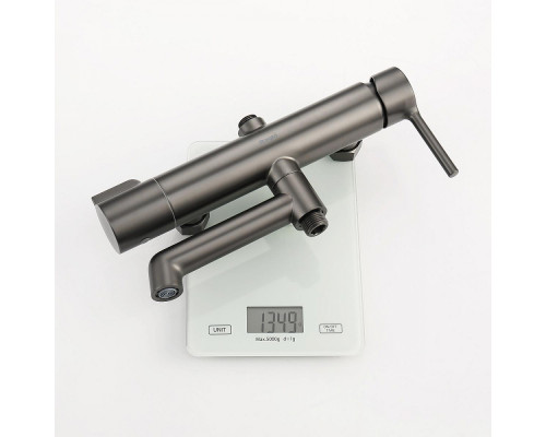 Душевая система Raglo R20.24.09 для ванны и душа излив поворотный 15 см, графит