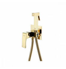 Смеситель Raglo R01.52.23 с гигиеническим душем встраиваемый , золото