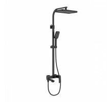 Душевая система Raglo R01.24.06 для ванны и душа излив поворотный 20 см, черный