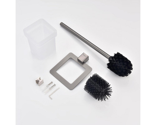 Ёршик для унитаза Raglo R301.10.09 с держателем,графит