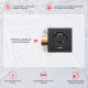 Душевой трап Raglo R605.10.06 100х100мм, нержавеющая сталь, черный