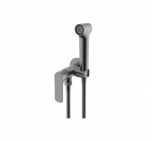 Смеситель Raglo R03.52.09 с гигиеническим душем встраиваемый , графит