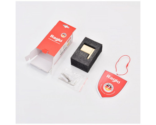 Крючок для полотенец Raglo R301.05.03 одинарный,сатин золотой