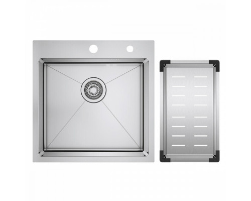 Кухонная мойка Raglo R700.5050.05 из нержавеющей стали в базу от 50см, сатин