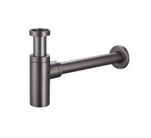 Сифон для раковины Raglo R600.20.09 бутылочный, латунь, графит