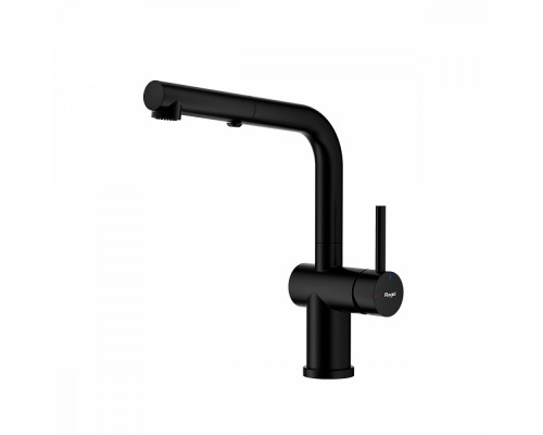 Смеситель Raglo R86.49.06 для кухни с выдвижным изливом, черный