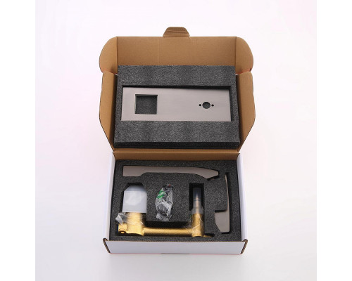 Смеситель Raglo R01.11.09 для раковины встраиваемый монолитный, графит