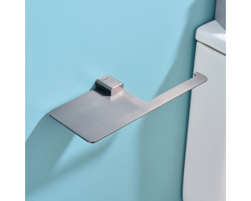 Держатель для туалетной бумаги Raglo R301.03.09 с полкой,графит