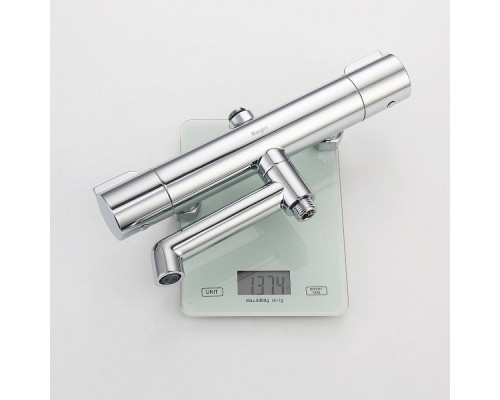 Душевая система Raglo R20.26 для ванны и душа с термостатом излив поворотный 15 см, хром