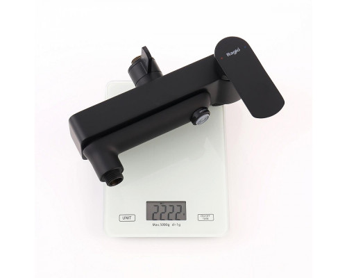 Душевая система Raglo R03.24.06 для ванны и душа излив поворотный 15 см, черный