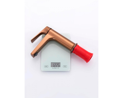 Смеситель Raglo R07.10.33 для раковины монолитный, матовая медь