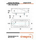 Ванна чугунная tempra Edge 170x75