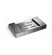Настенная мыльница Vivi Felice D 1014 оружейная сталь