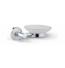 Настенная мыльница Vivi Felice R 1015 хром с белой вставкой