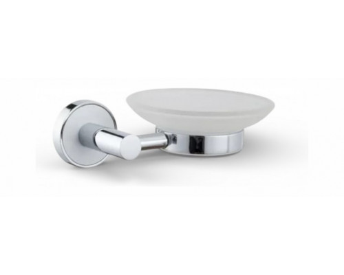 Настенная мыльница Vivi Felice R 1015 хром с белой вставкой