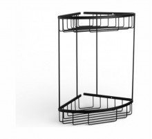 Полка корзина угловая Vivi Felice F 02 черный матовый