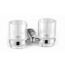 Настенный стакан двойной Vivi Felice N 1029 хром