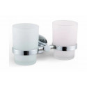 Настенный стакан двойной Vivi Felice R 1029 хром