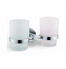 Настенный стакан двойной Vivi Felice R 1029 хром
