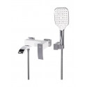Смеситель для ванны с душем Vivi Felice 1040 белый/хром