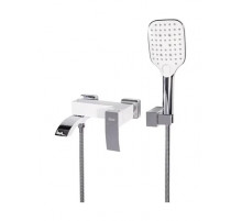 Смеситель для ванны с душем Vivi Felice 1040 белый/хром