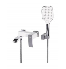 Смеситель для ванны с душем Vivi Felice 1040 белый/хром