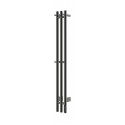 Полотенцесушитель электрический тройной круглый 120/12 Vivi Felice LEO 120R-3 оружейная сталь