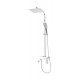 Душевая система с тропическим душем Vivi Felice 1060 белый хром