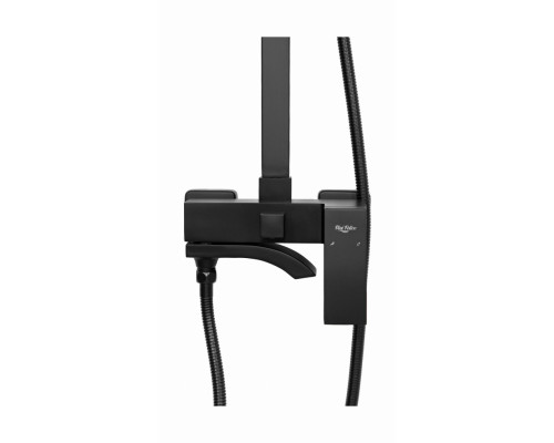 Душевая система с тропическим душем Vivi Felice 1060 черный матовый