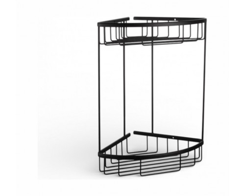 Полка корзина угловая Vivi Felice F 02 черный матовый