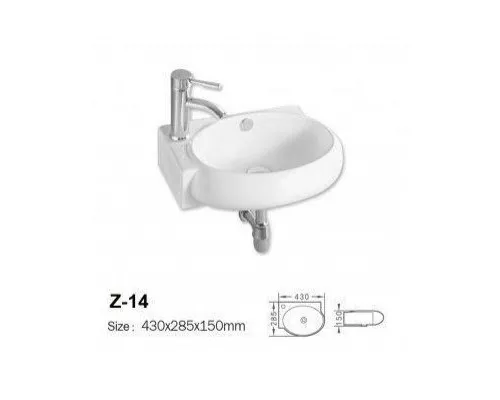 Купить Раковина - Z-14 Zandini в магазине сантехники Santeh-Crystal.ru