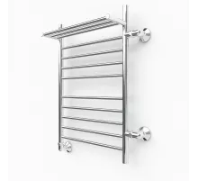 Водяной полотенцесушитель Эрато A34 600х500 (с верхней полкой и правым боковым подключением)