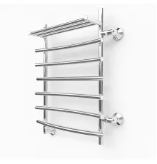 Водяной полотенцесушитель Эрато A37 600х500 (с верхней полкой и правым боковым подключением)