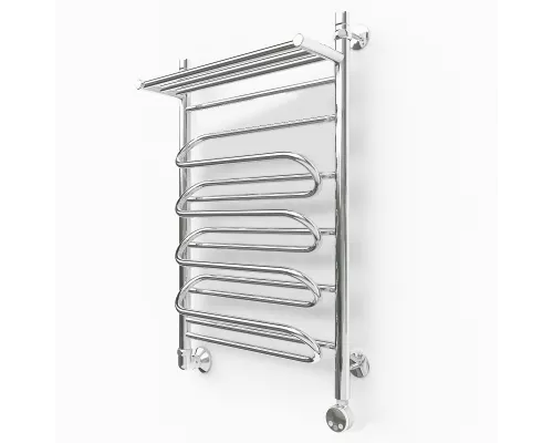 Купить Электрический полотенцесушитель Эрато A12 с верхней полкой 700х500 в магазине сантехники Santeh-Crystal.ru