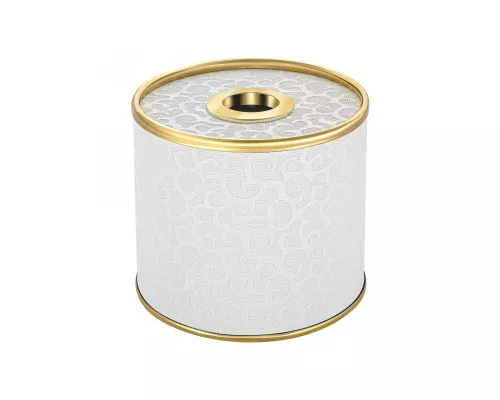Салфетница Geralis S-FWG FLOWER белая, кант золото