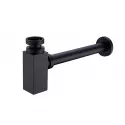 Квадратный сифон для раковины Feramolli Cubo BL089, черный