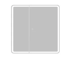 Зеркальный шкаф с двумя распашными дверцам, с двумя стекл. полками, со встр. подсветкой и сенсорным выключателем BelBagno MARINO SPC-MAR-800/800-2A-LED-TCH