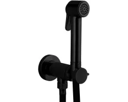 Гигиенический душ Bossini Paloma Brass E37007B.073 со смесителем, черный матовый