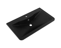 Раковина BelBagno 100 BB1000/455-LV-ART-ALR-NERO Черная матовая