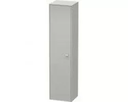 Пенал подвесной бетонно-серый матовый L Duravit Brioso BR1330L0707
