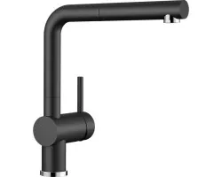 Смеситель для кухни Blanco Linus-S черный 526148