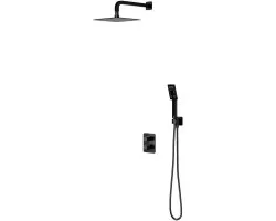 Душевой комплект 200 мм Omnires Parma SYSPM11BL