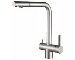 Смеситель для кухни с подключением к фильтру Paulmark Skalen Sk213020-SS