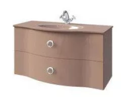 Тумба капучино глянец 96 см Caprigo Nokturn 1315-TP019