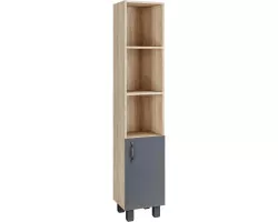 Пенал Grossman Флай 303002 напольный R, дуб сонома\/серый матовый