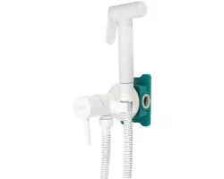 Гигиенический душ ALMAes Benito AL-859-06 со смесителем, белый матовый