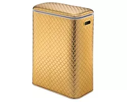 Корзина для белья стандартная, золото стежка Geralis Romb SGG-B