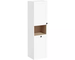 Пенал VitrA Root Classic 68517 подвесной L, с бельевой корзиной, белый матовый
