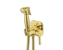 Гигиенический душ Lemark Solo LM7165G со смесителем, золотой